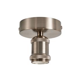 D0742  Dreifa 10cm Ceiling Light, 1 x E27, Satin Nickel